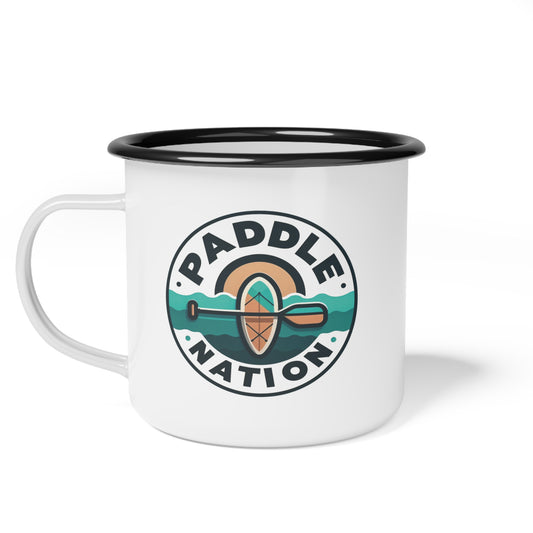 The Paddle Board Soul Enamel Cup