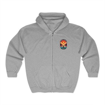 Paddle Paws Full Zip Hoodie - Polar Bear